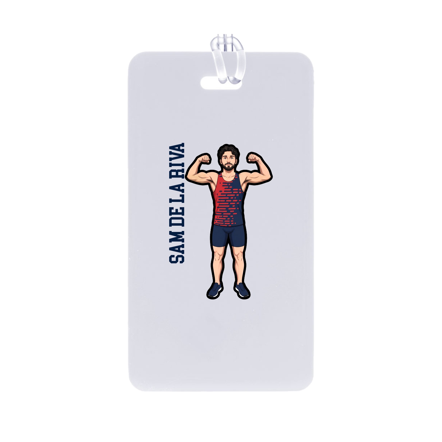 Bag Tag — Name Vertical in Classic