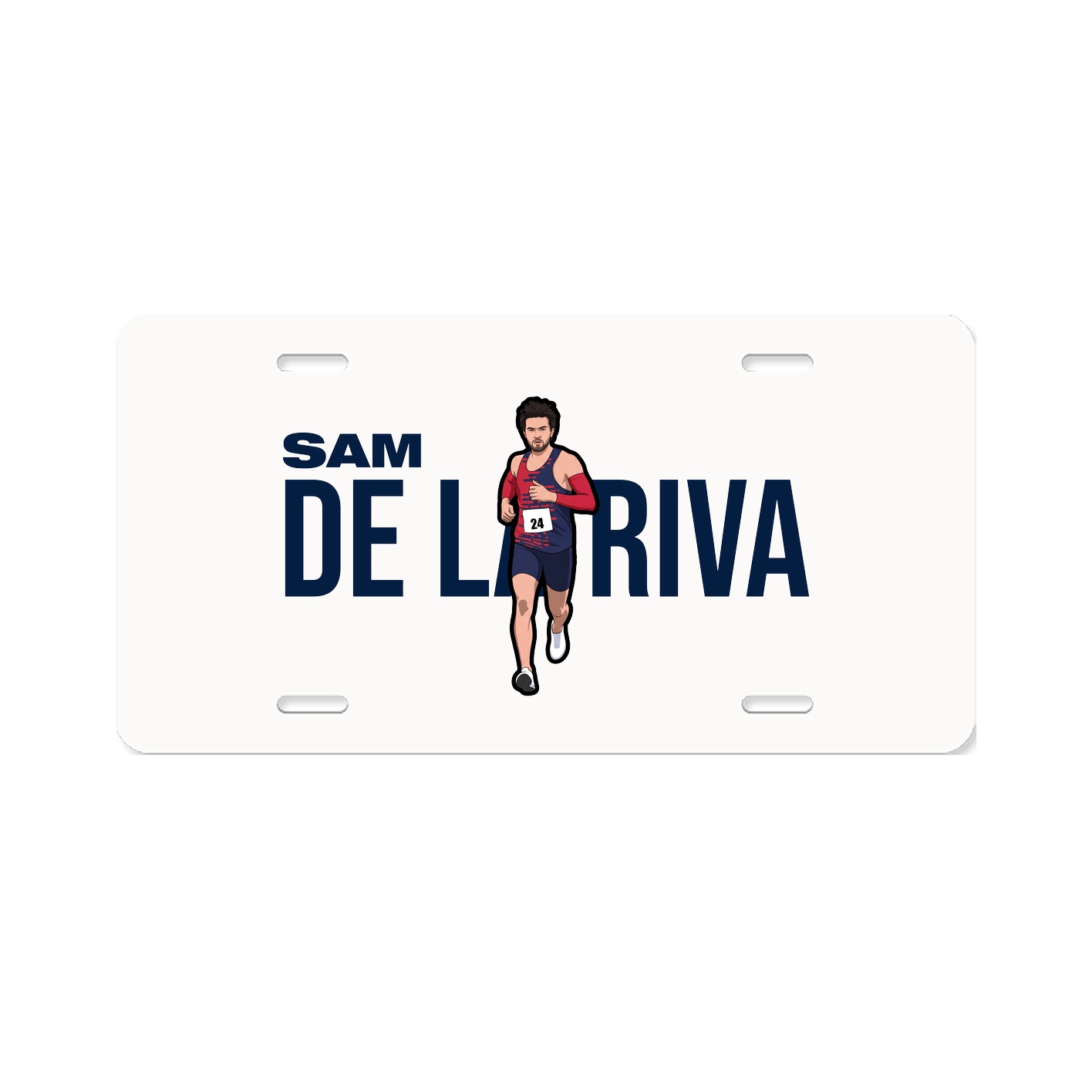License Plate — Player Name in Classic