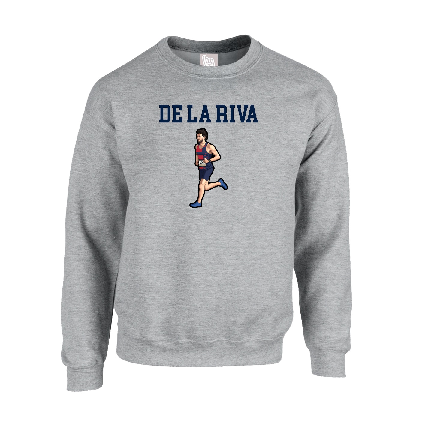 Fleece Crew — Shirsey in Grey