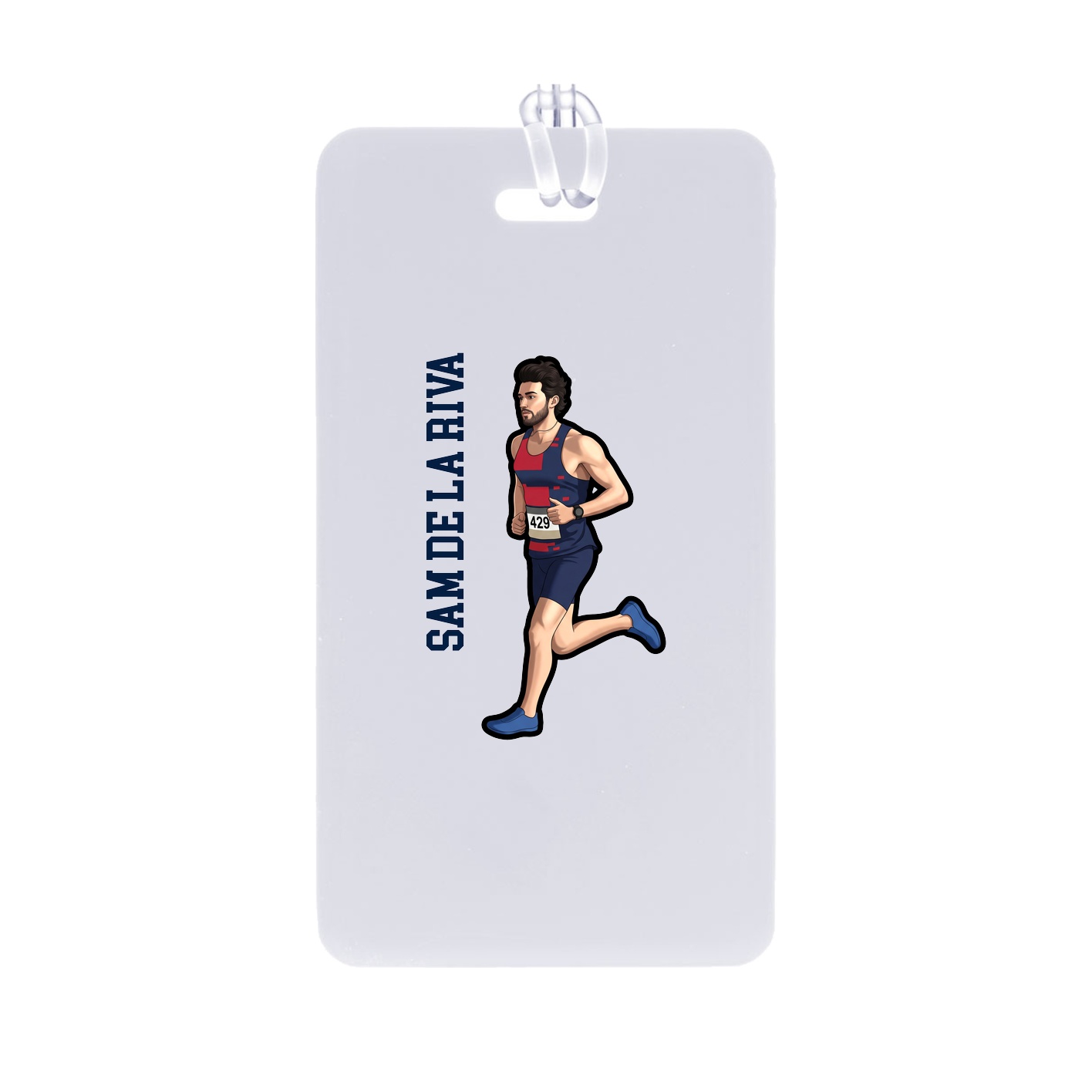 Bag Tag — Name Vertical in Classic