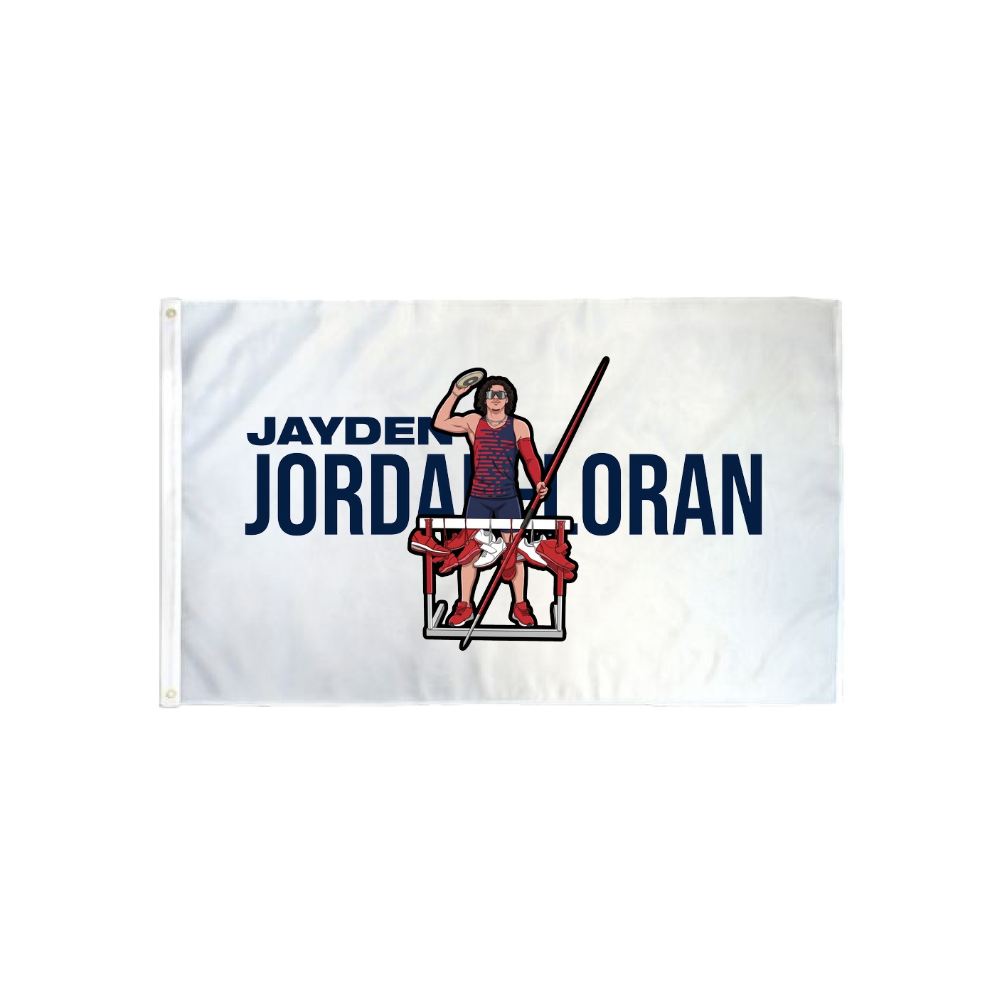 3x5 Flag — Player Name in Classic