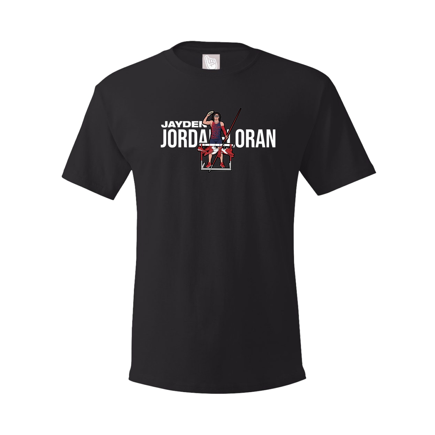 Youth Tee — Player Name in Black