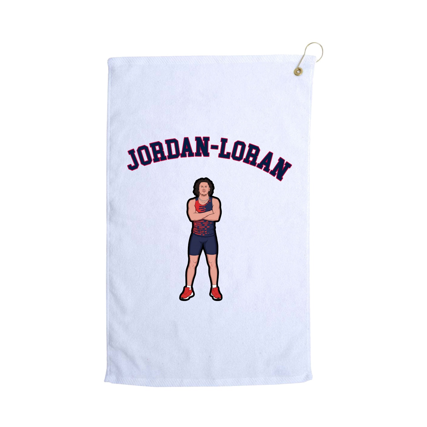 Golf Towel — Shirsey Arch in White