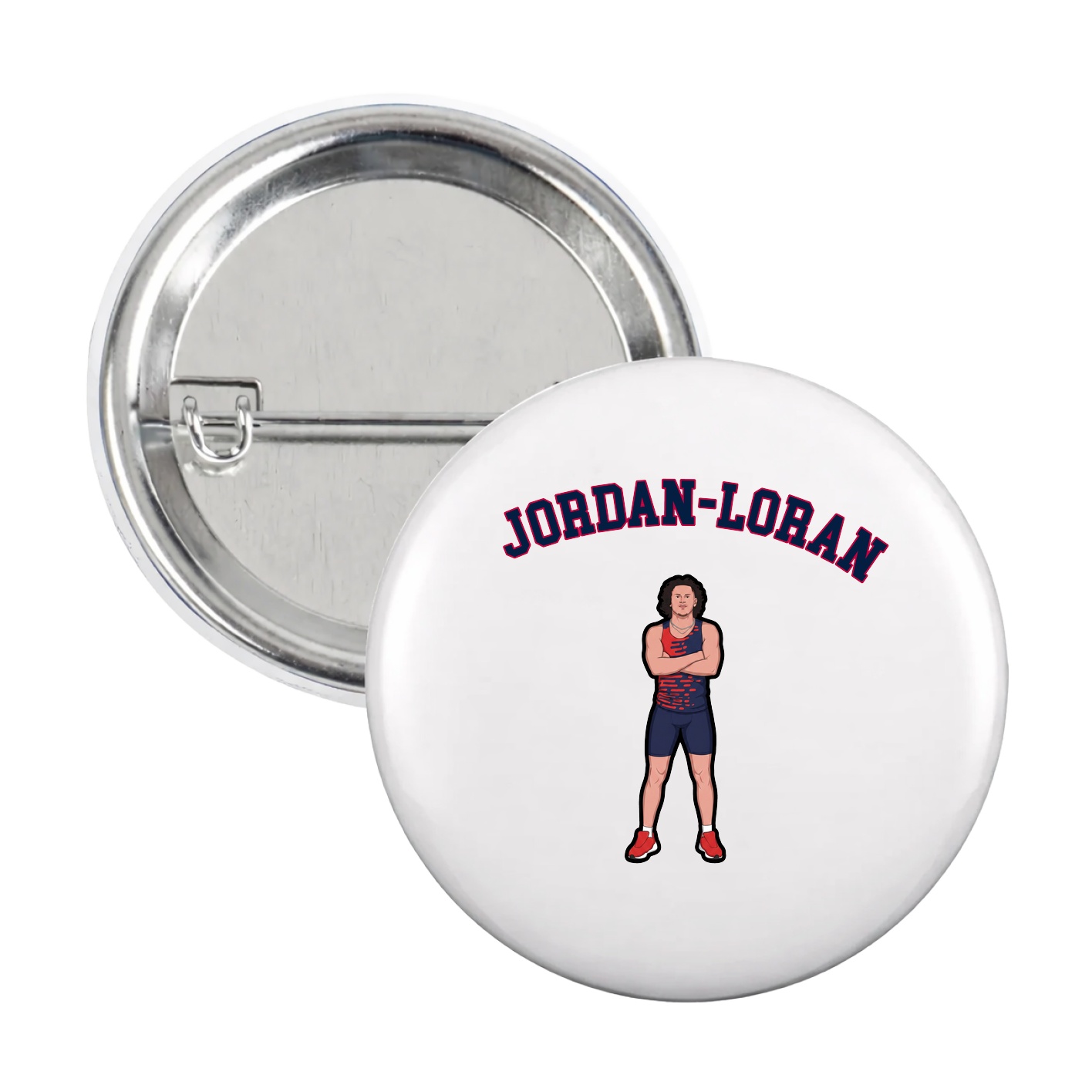 Game Day Button — Shirsey Arch in White
