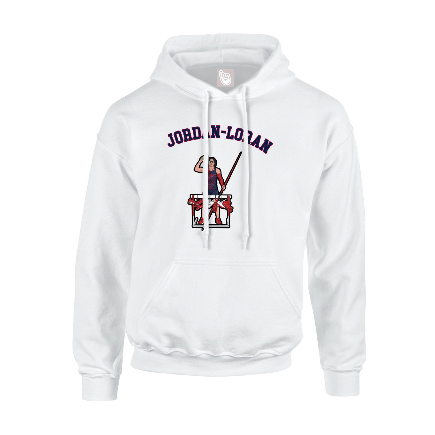 Youth Hoodie — Shirsey Arch in White