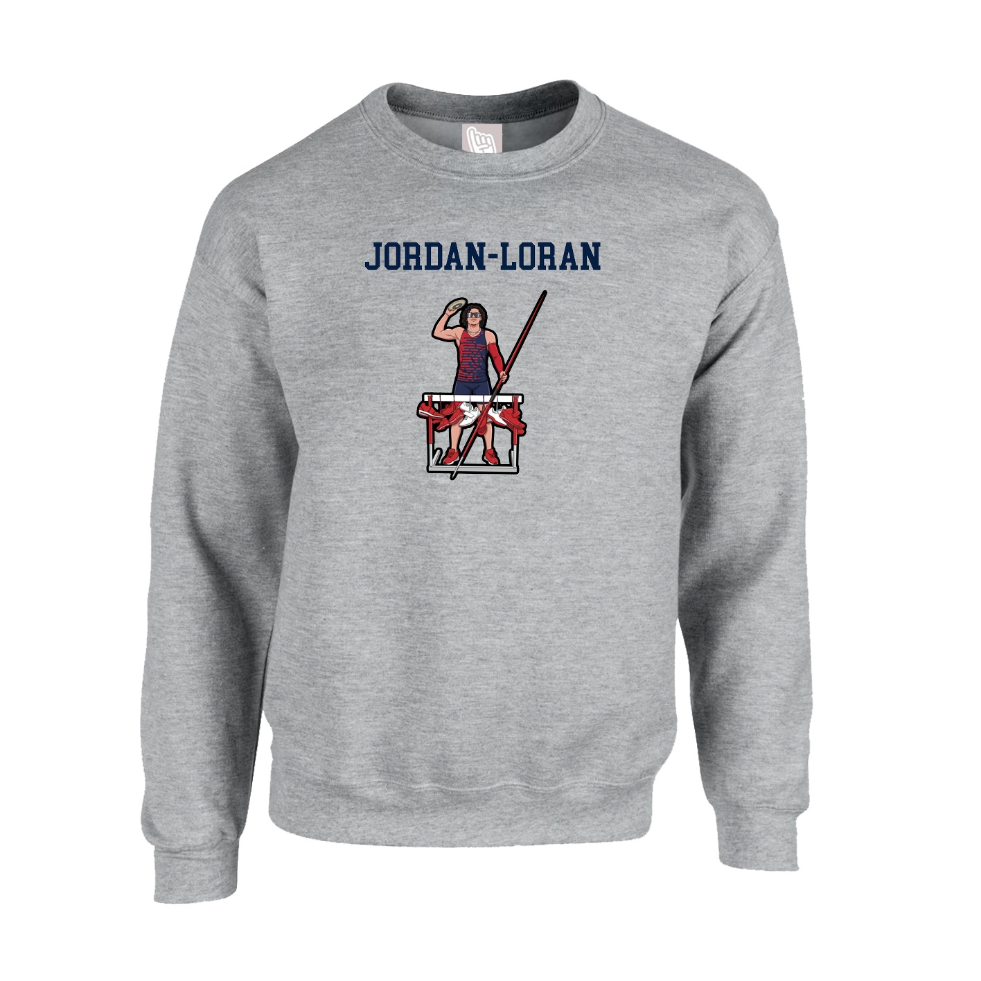 Fleece Crew — Shirsey in Grey