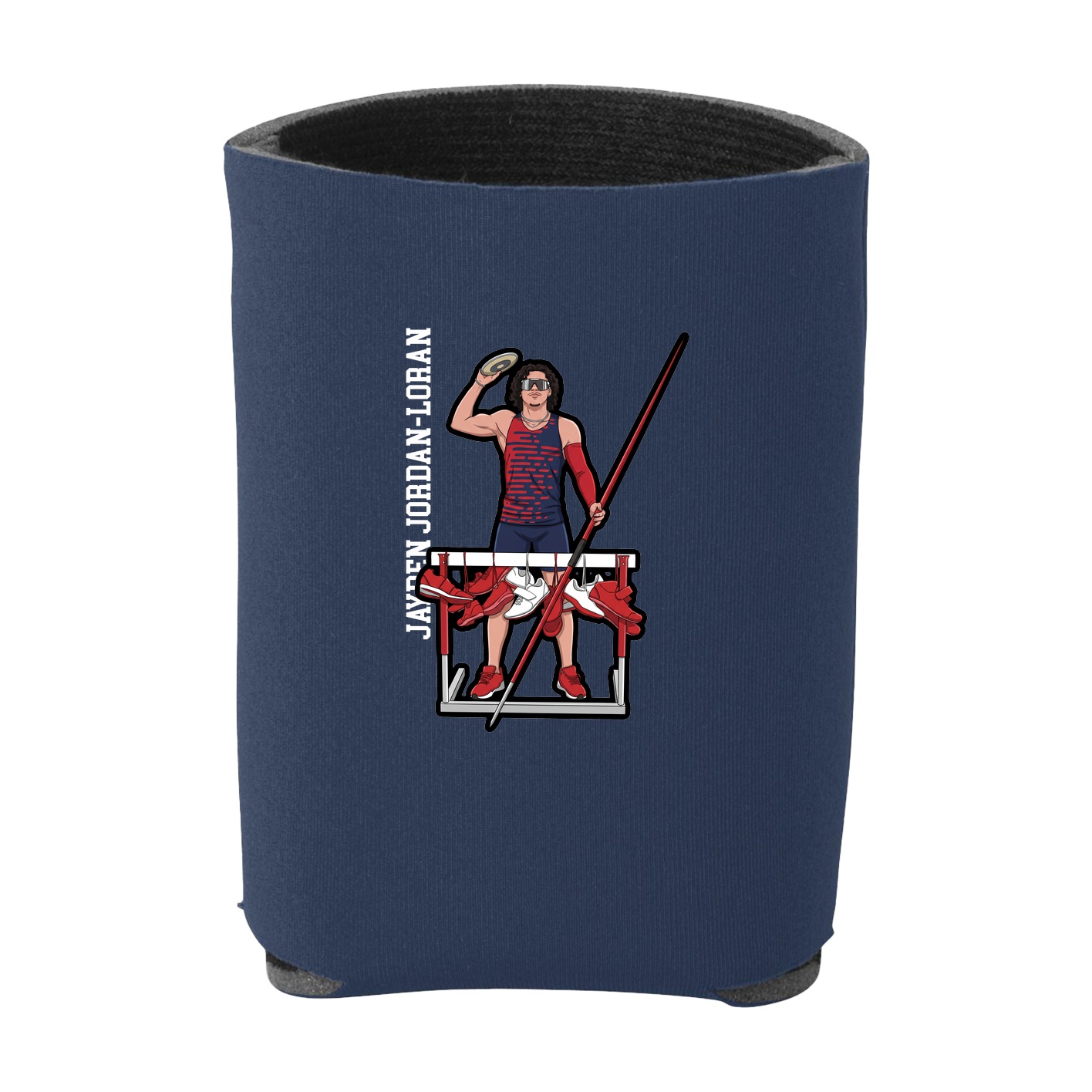 Can Holder — Name Vertical in Navy