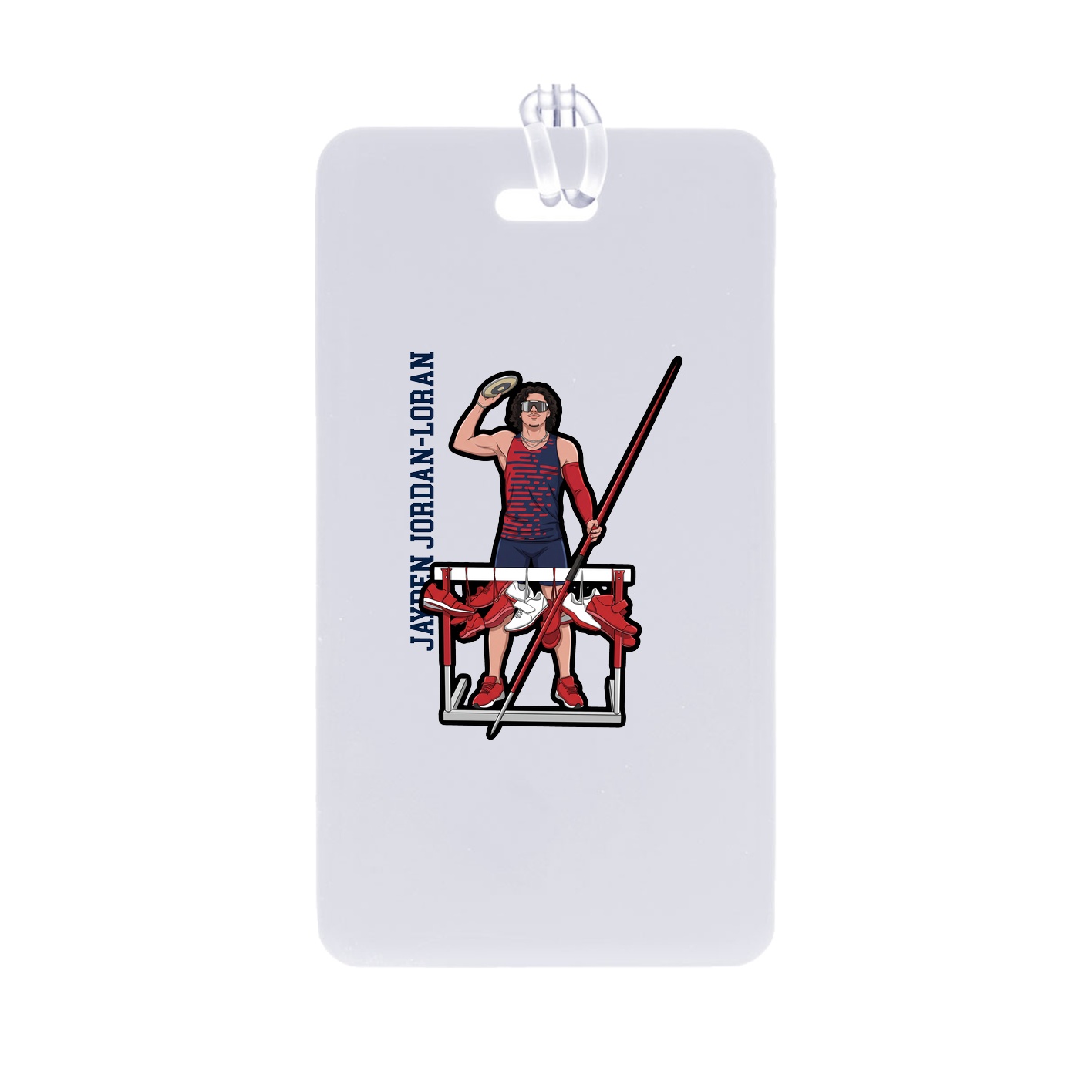 Bag Tag — Name Vertical in Classic