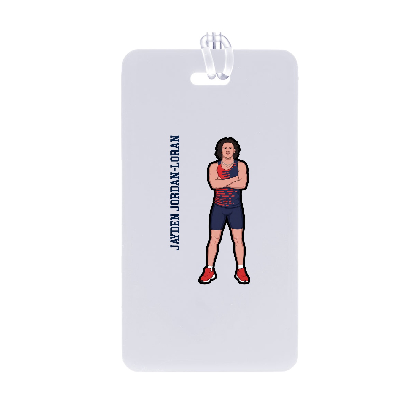Bag Tag — Name Vertical in Classic