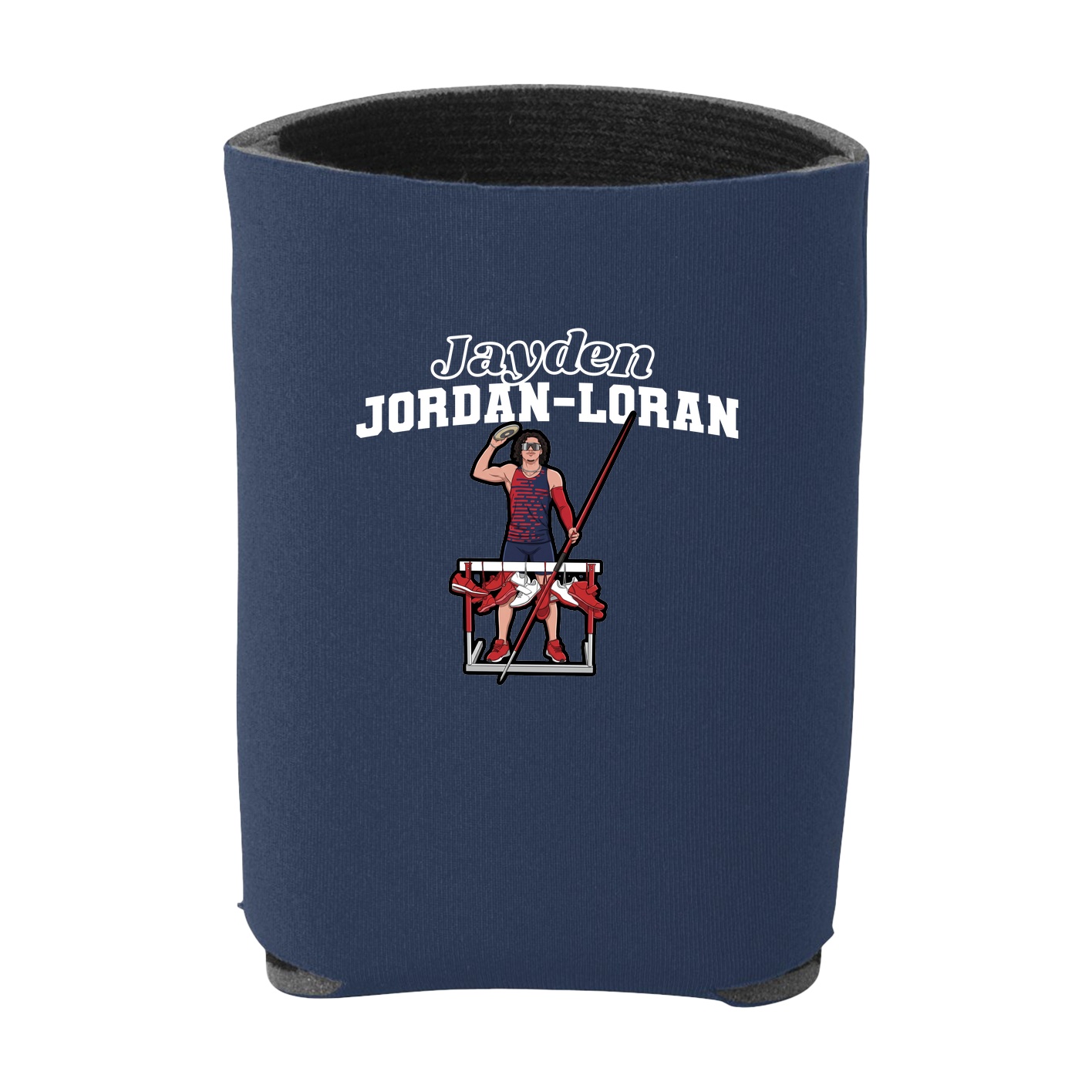 Can Holder — Name Arch in Navy