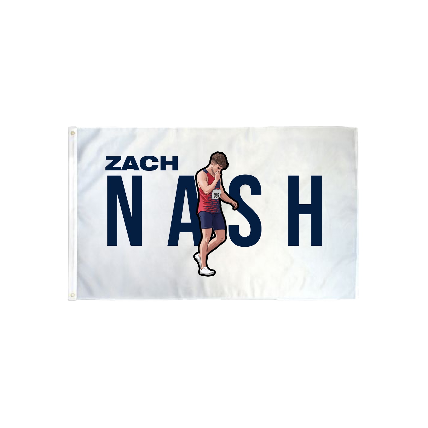 3x5 Flag — Player Name in Classic