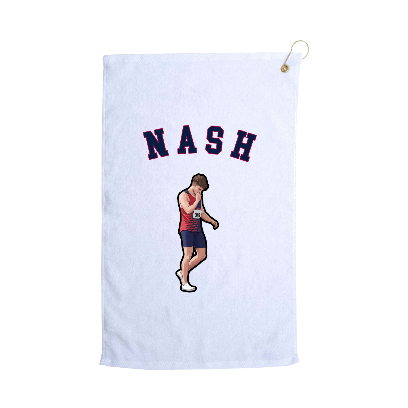 Golf Towel — Shirsey Arch in White