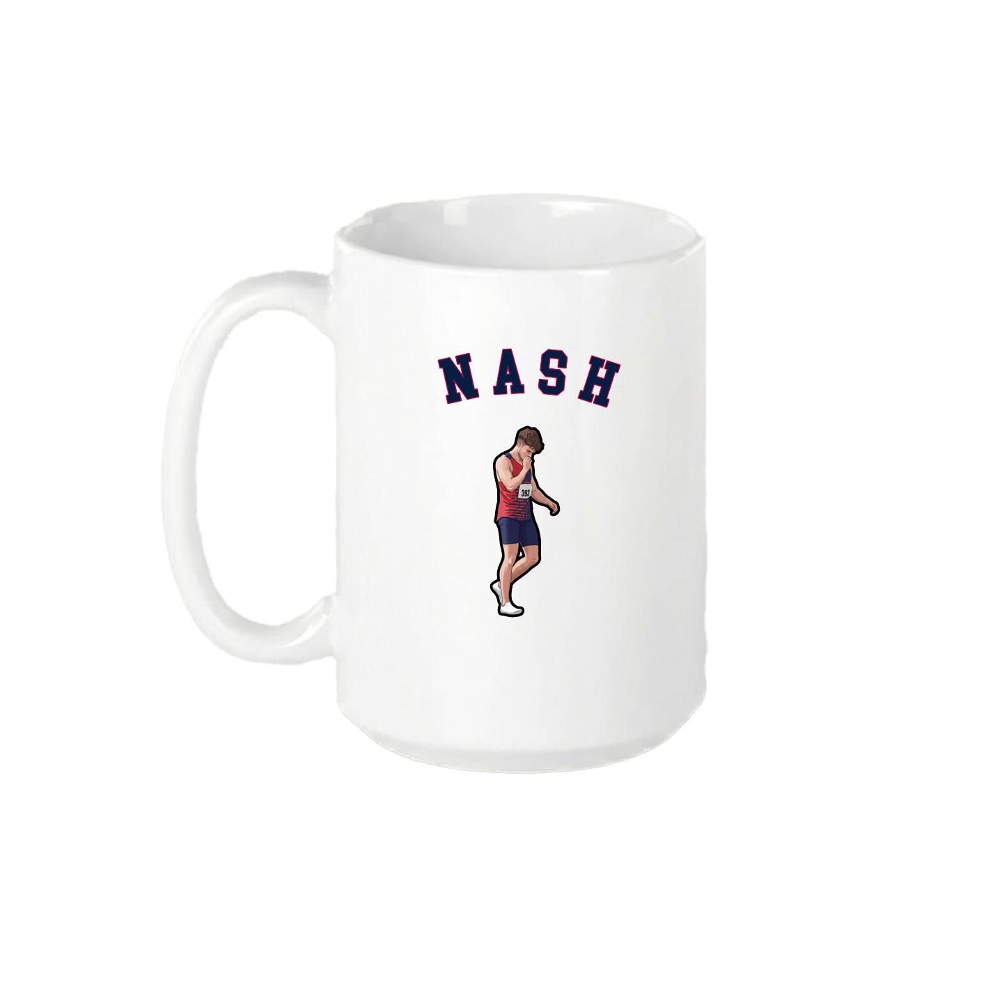 15oz Coffee Mug — Shirsey Arch in White