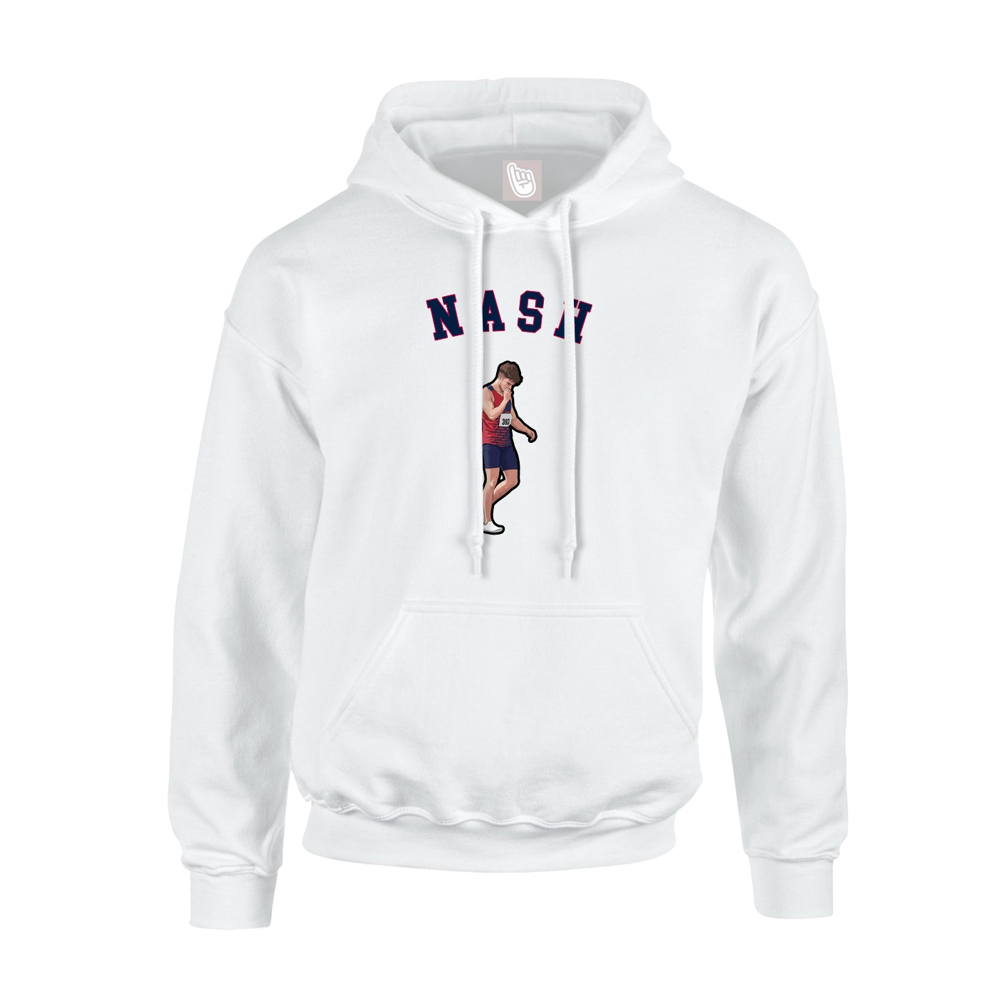 Hoodie — Shirsey Arch in White