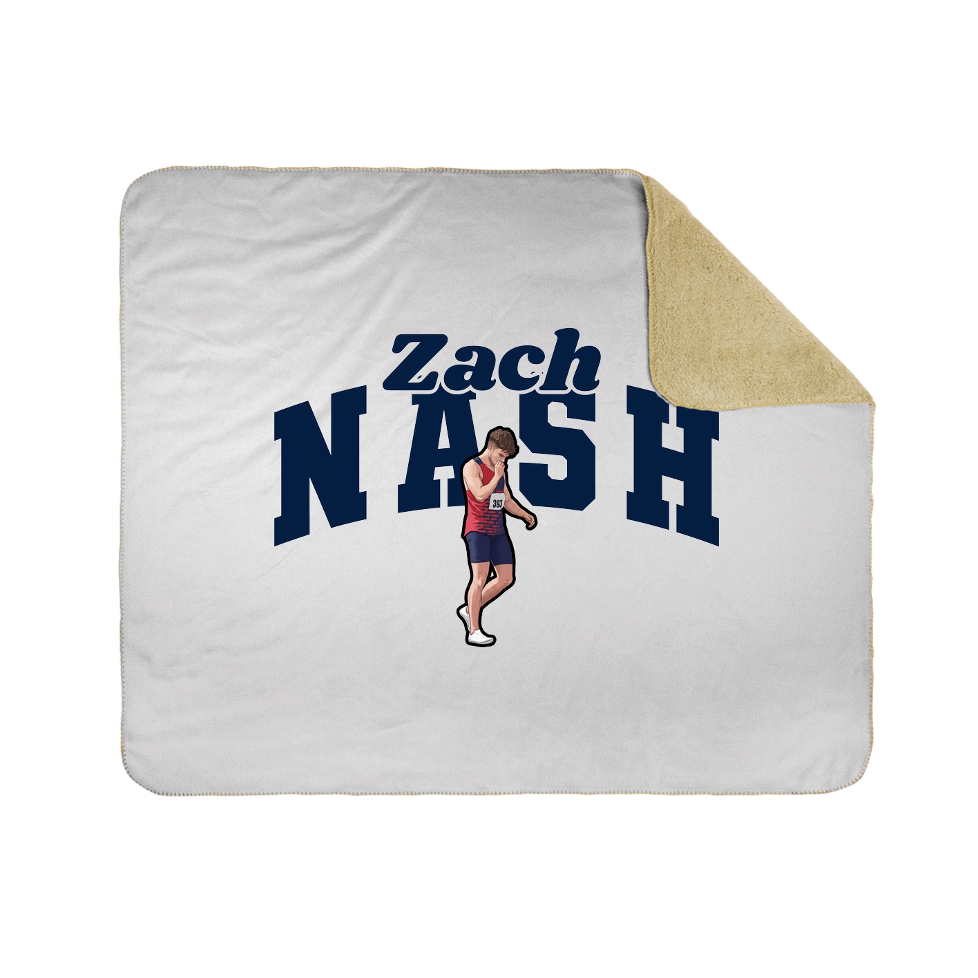 Throw Blanket — Signature Arch in White