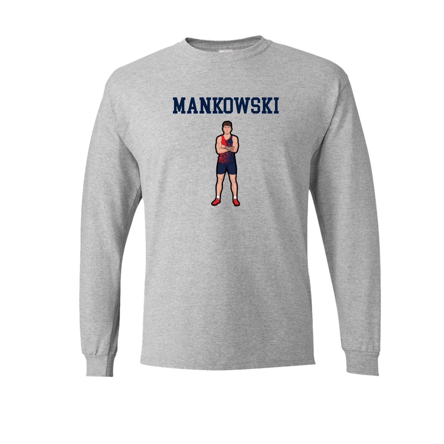 Long Sleeve Tee — Shirsey in Grey