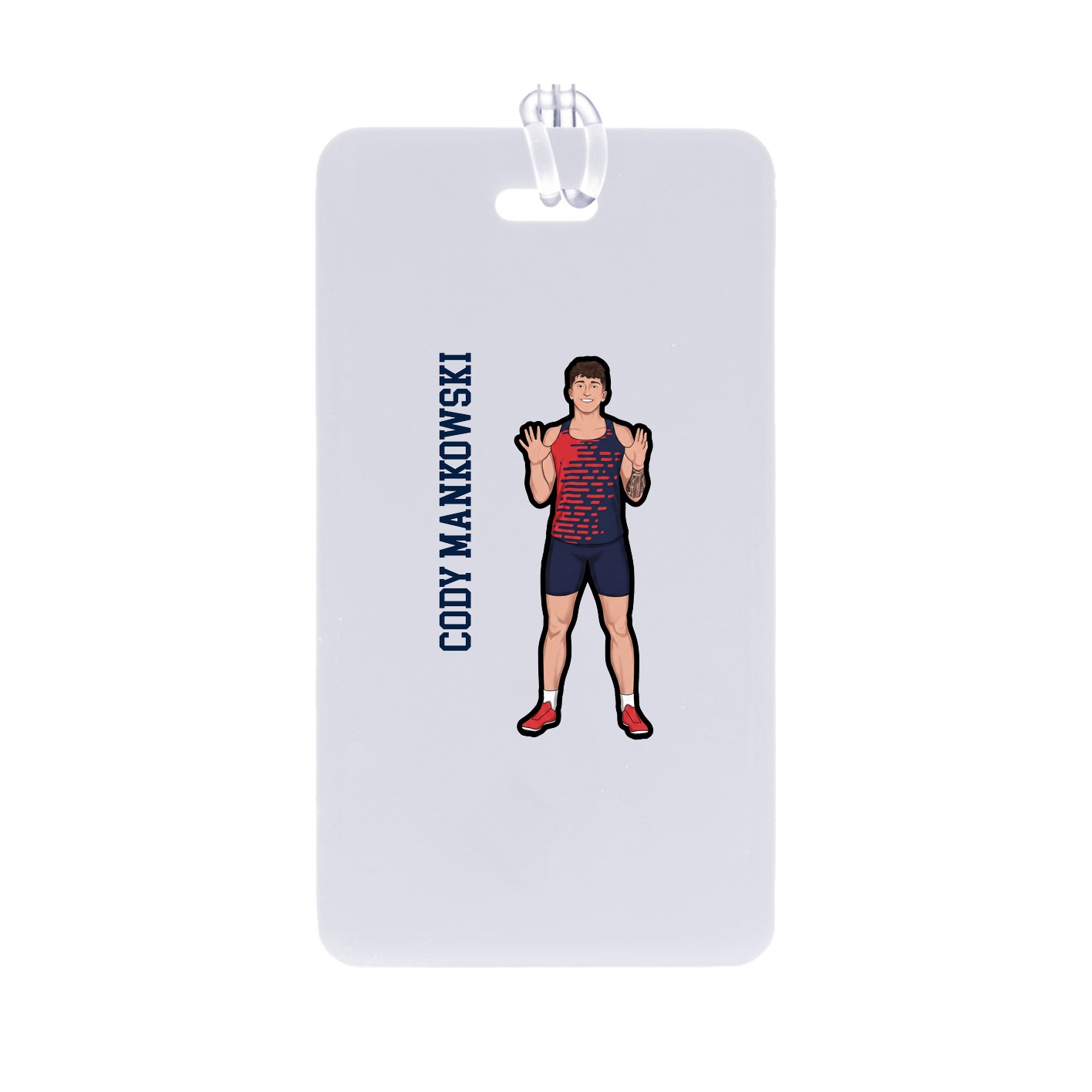 Bag Tag — Name Vertical in Classic