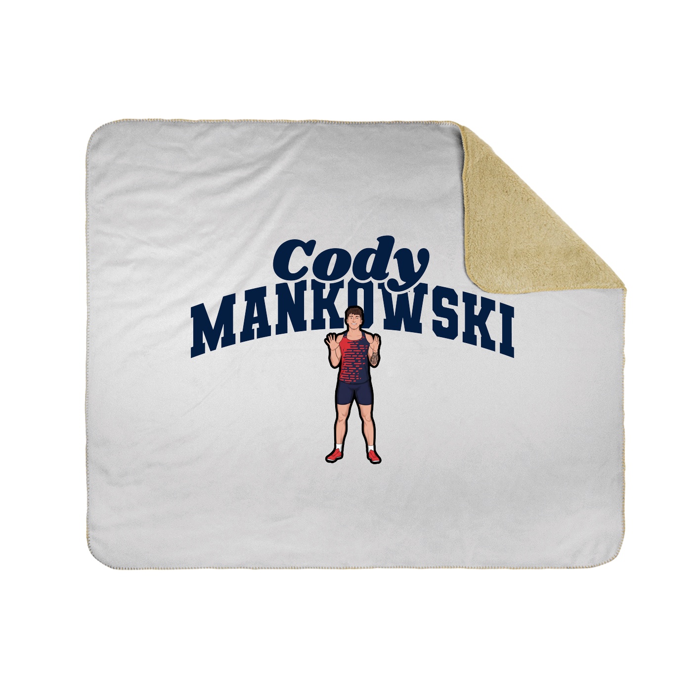Throw Blanket — Signature Arch in White