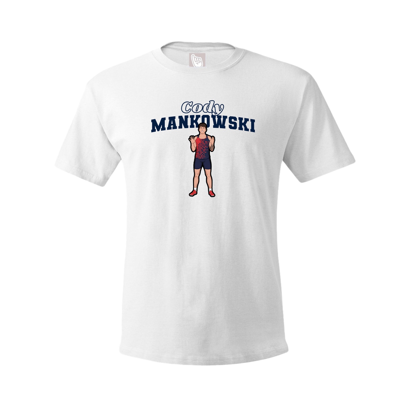 Tee — Name Arch in White