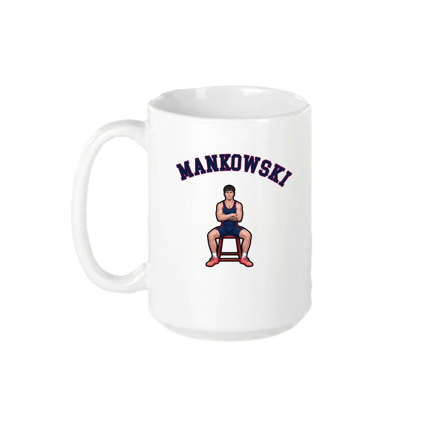 15oz Coffee Mug — Shirsey Arch in White