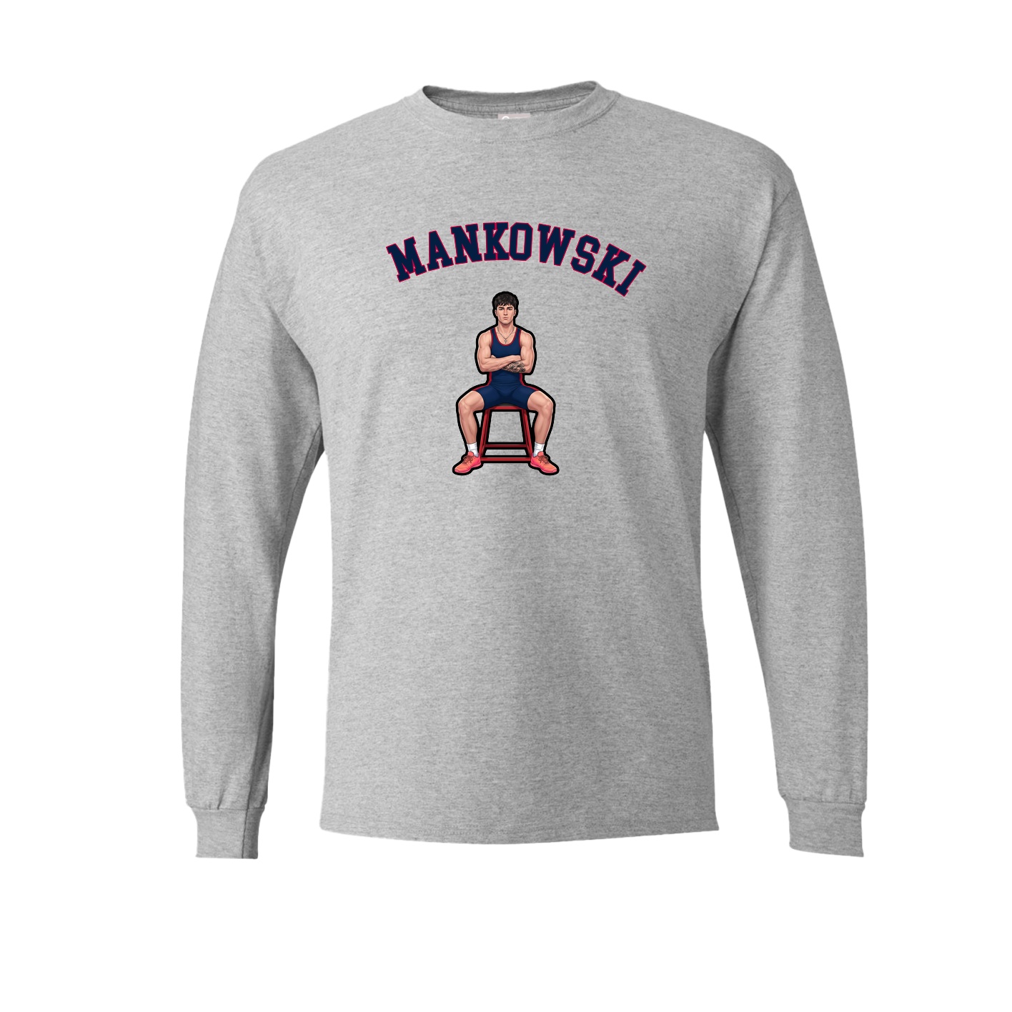 Long Sleeve Tee — Shirsey Arch in Grey