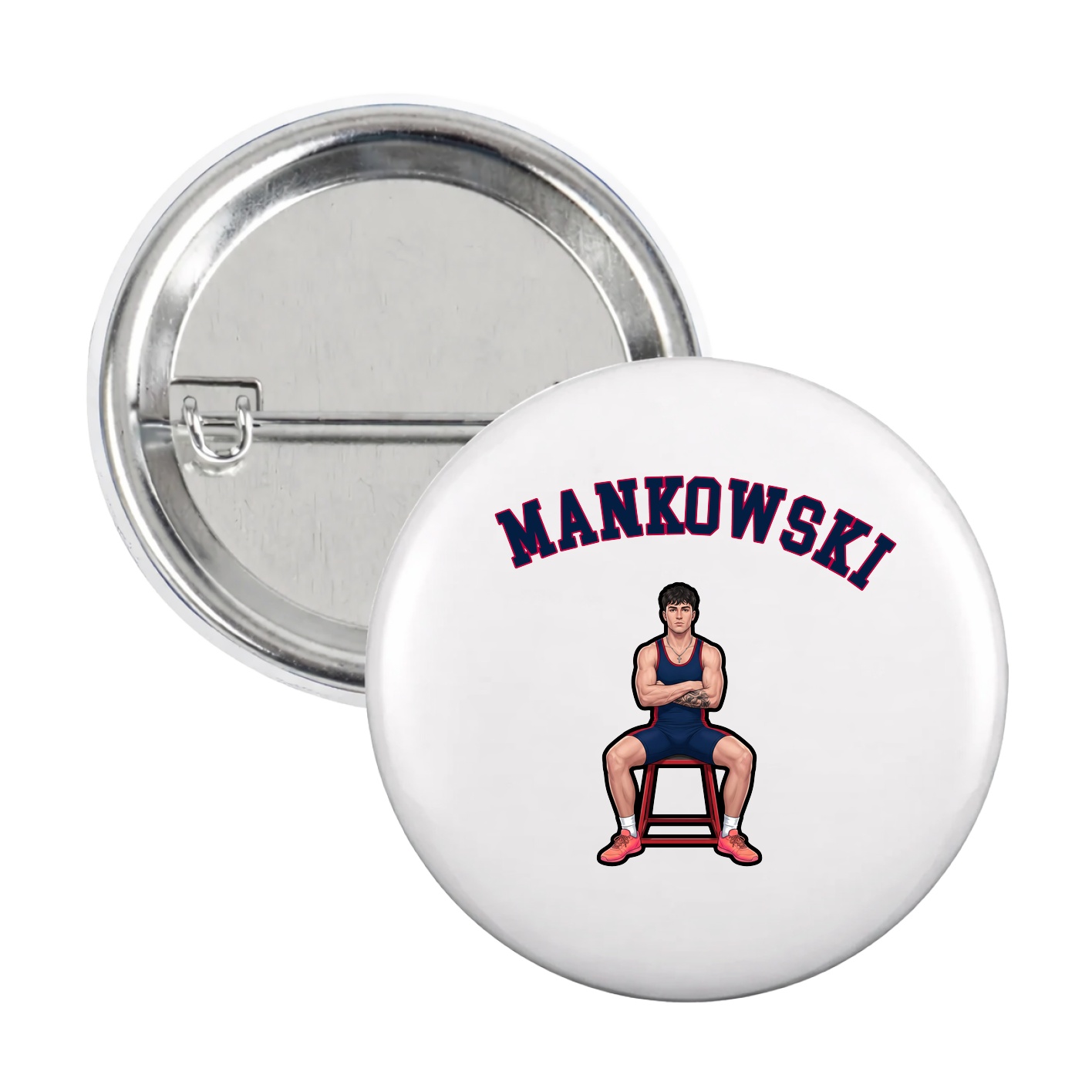 Game Day Button — Shirsey Arch in White