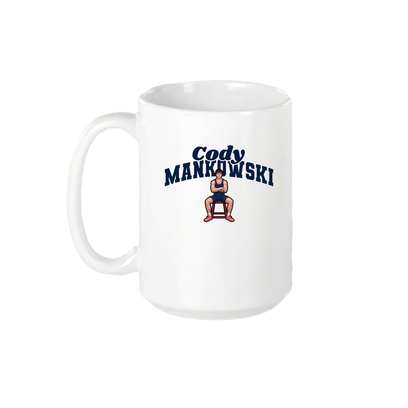15oz Coffee Mug — Signature Arch in White