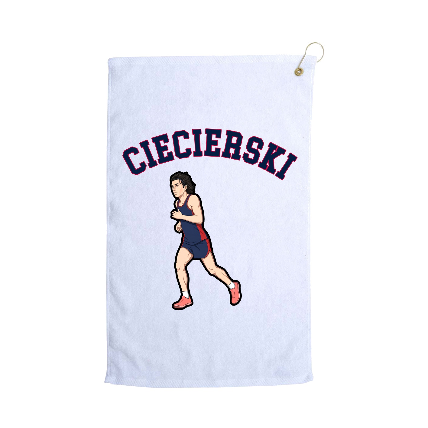 Golf Towel — Shirsey Arch in White