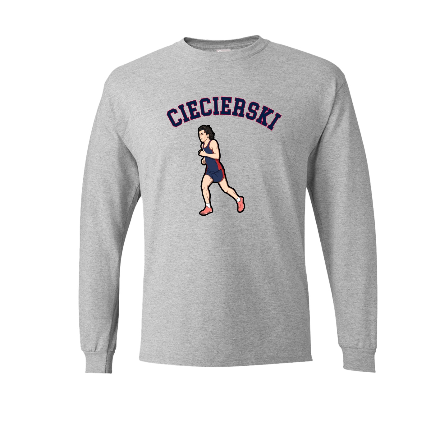 Long Sleeve Tee — Shirsey Arch in Grey