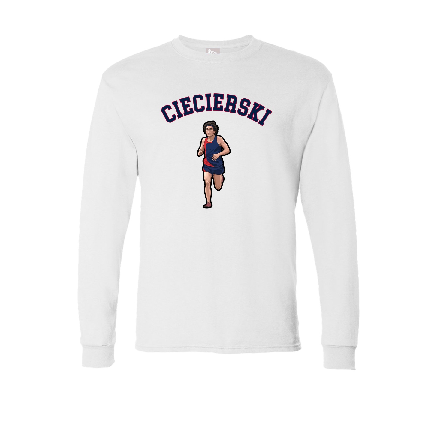 Long Sleeve Tee — Shirsey Arch in White