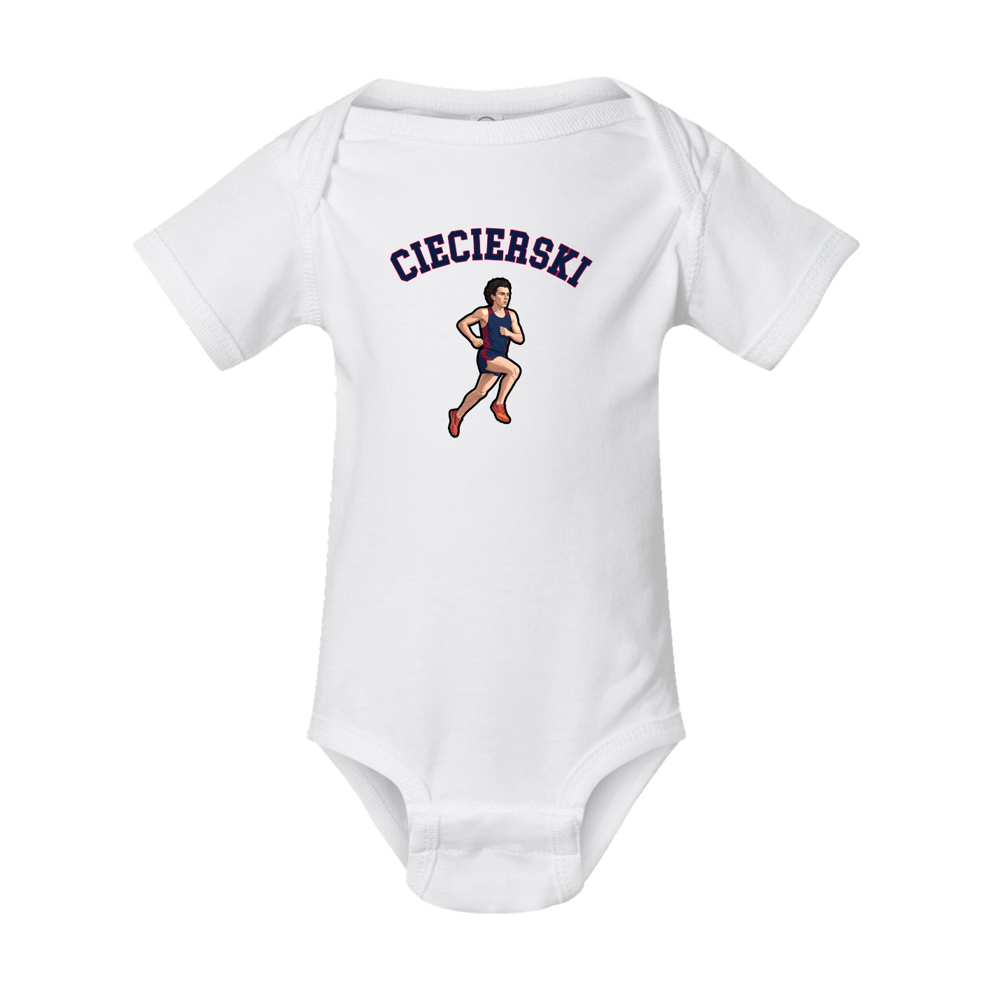 Baby Onesie — Shirsey Arch in White
