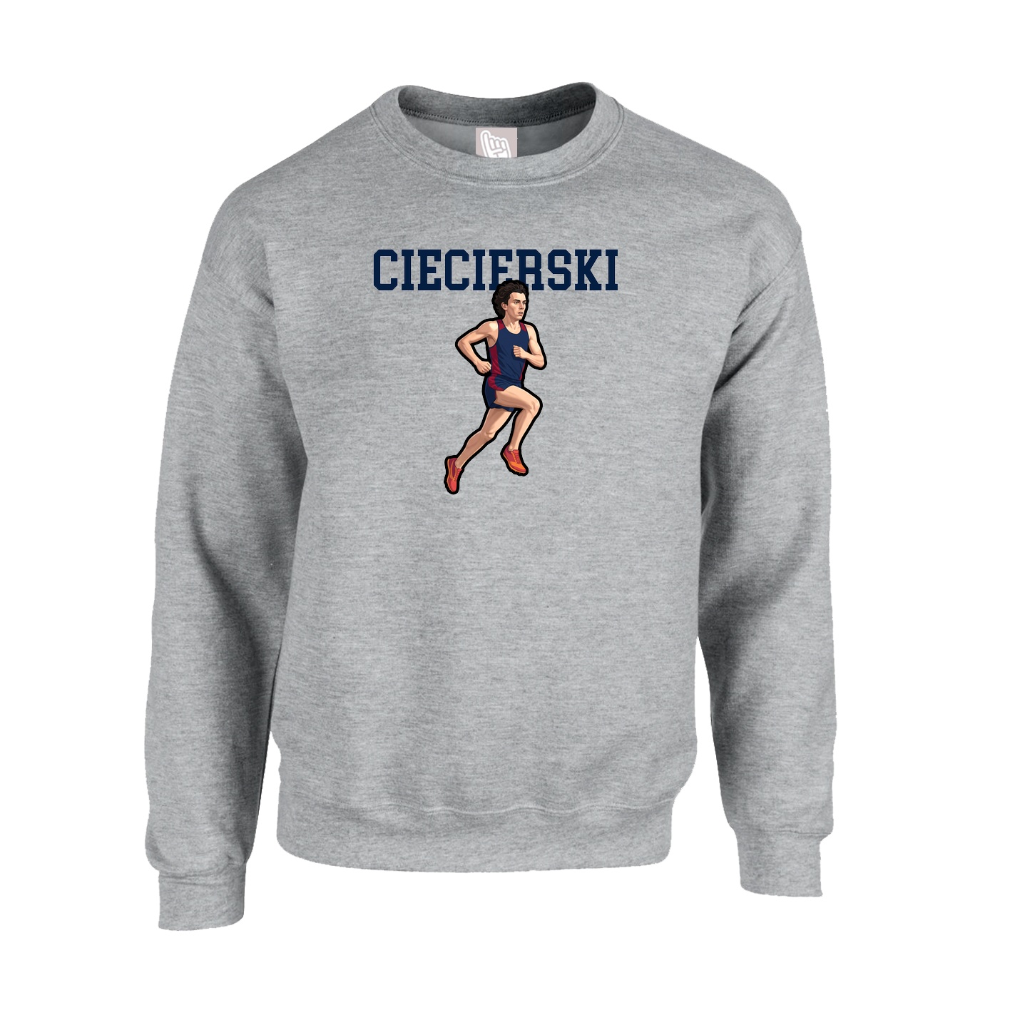 Fleece Crew — Shirsey in Grey