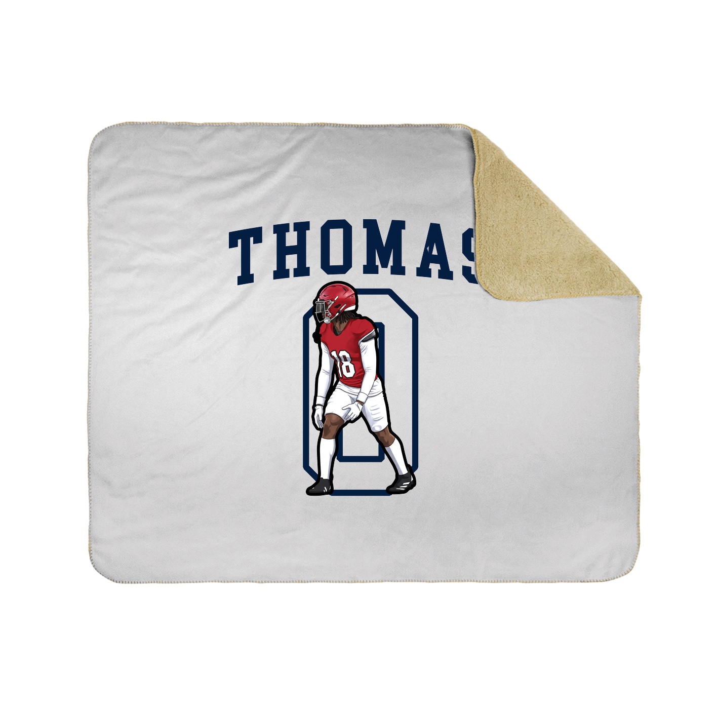 Throw Blanket — Shirsey in White