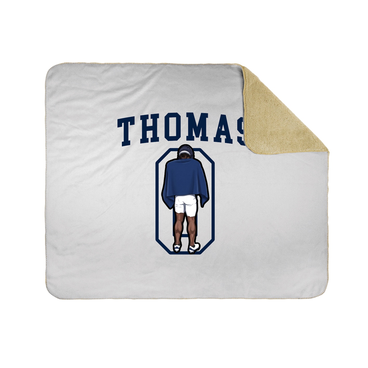 Throw Blanket — Shirsey in White