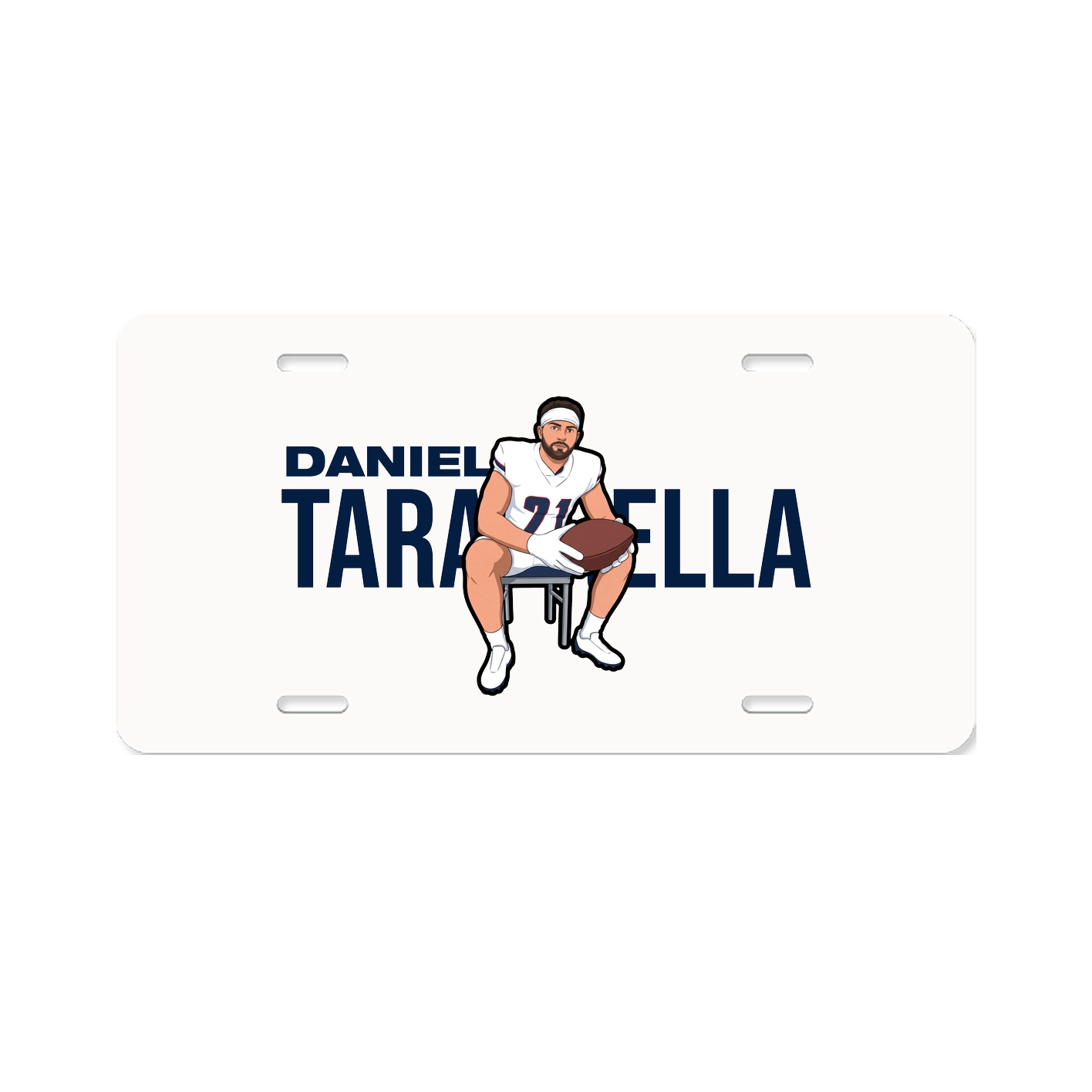 License Plate — Player Name in Classic