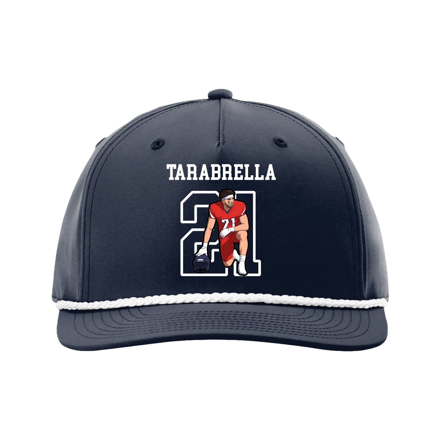 Five-Panel Classic Rope Cap — Shirsey in Navy