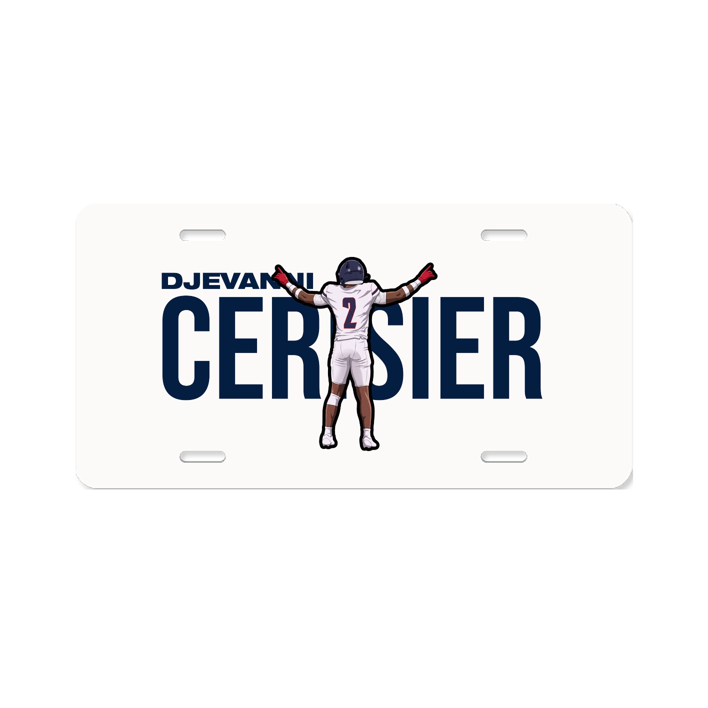 License Plate — Player Name in Classic