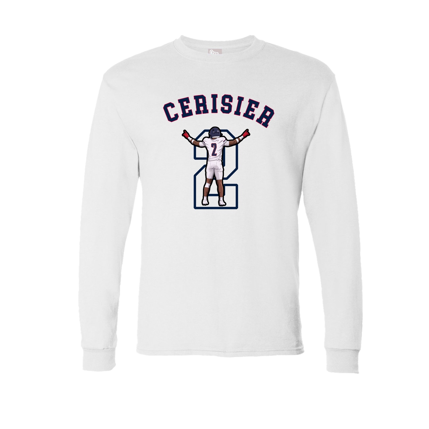 Long Sleeve Tee — Shirsey Arch in White