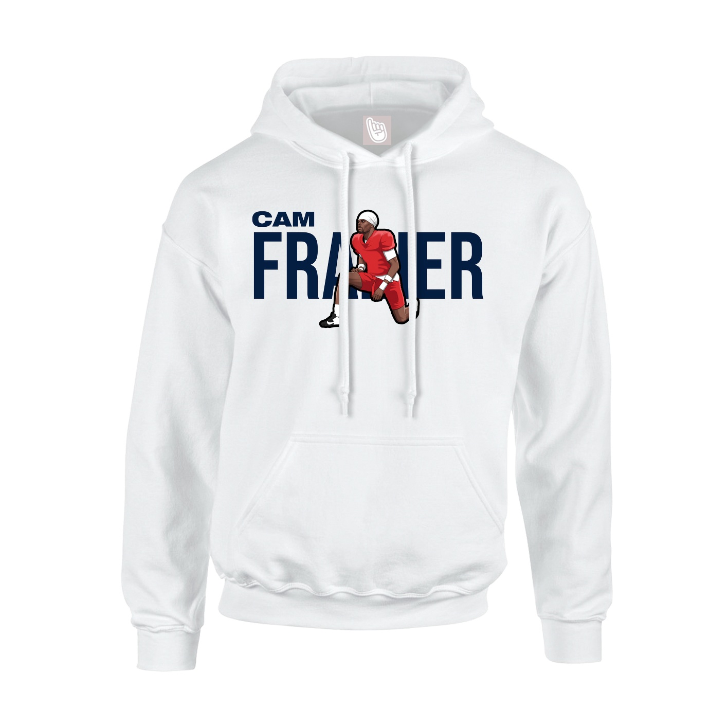 Hoodie — Player Name in White