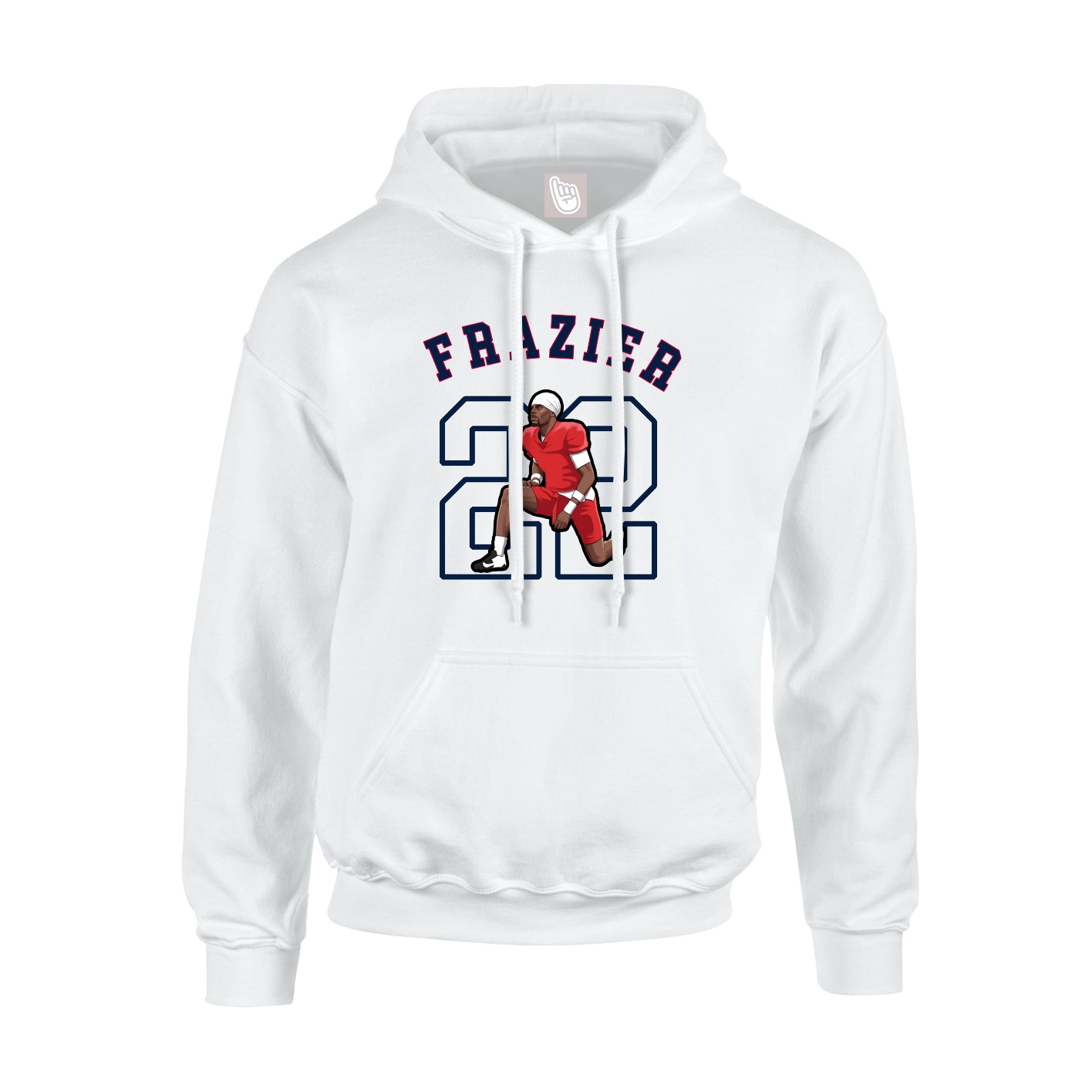 Youth Hoodie — Shirsey Arch in White