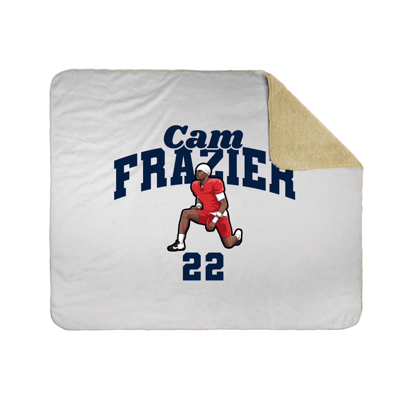 Throw Blanket — Signature Arch in White