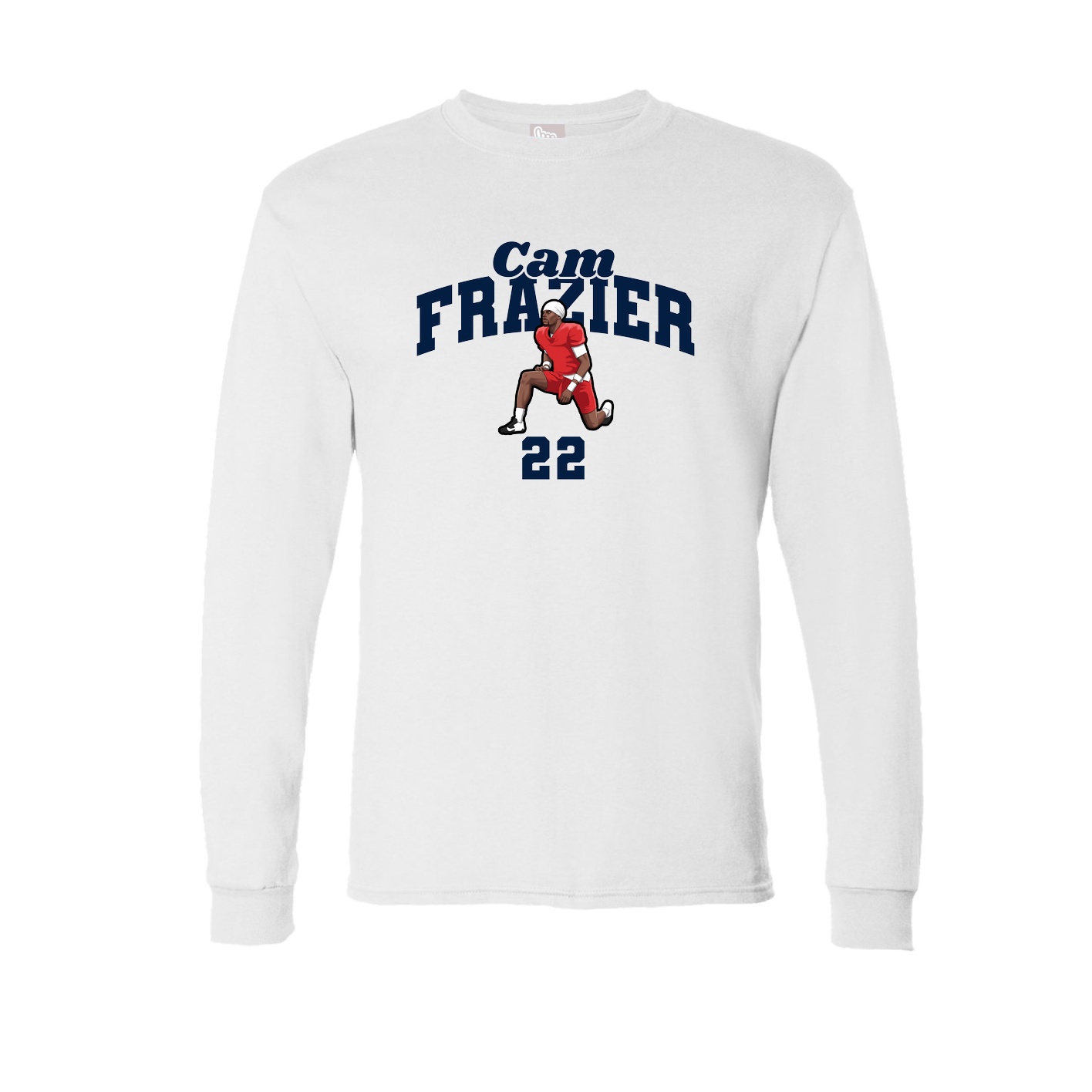 Long Sleeve Tee — Signature Arch in White