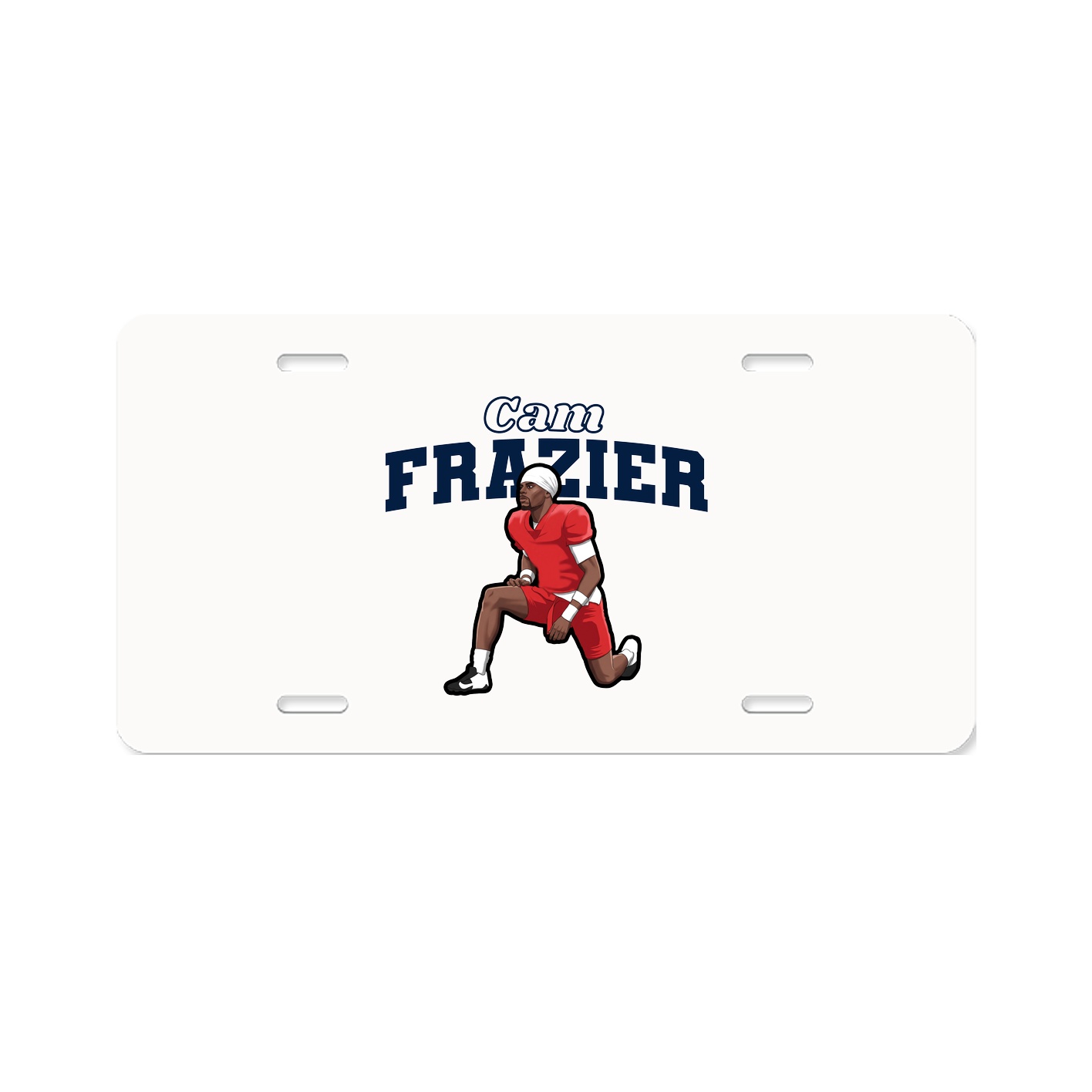 License Plate — Name Arch in Classic