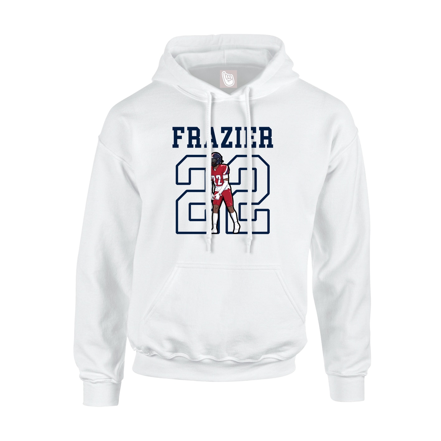 Hoodie — Shirsey in White