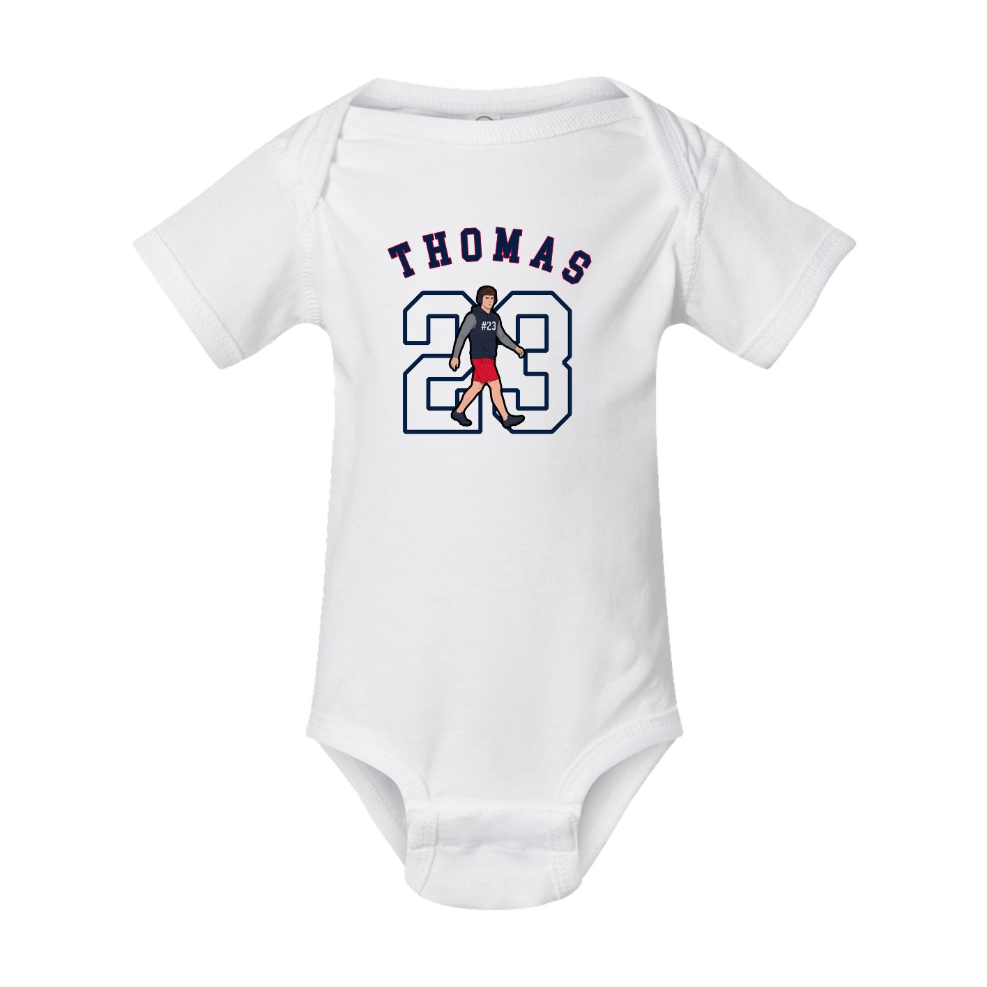 Baby Onesie — Shirsey Arch in White