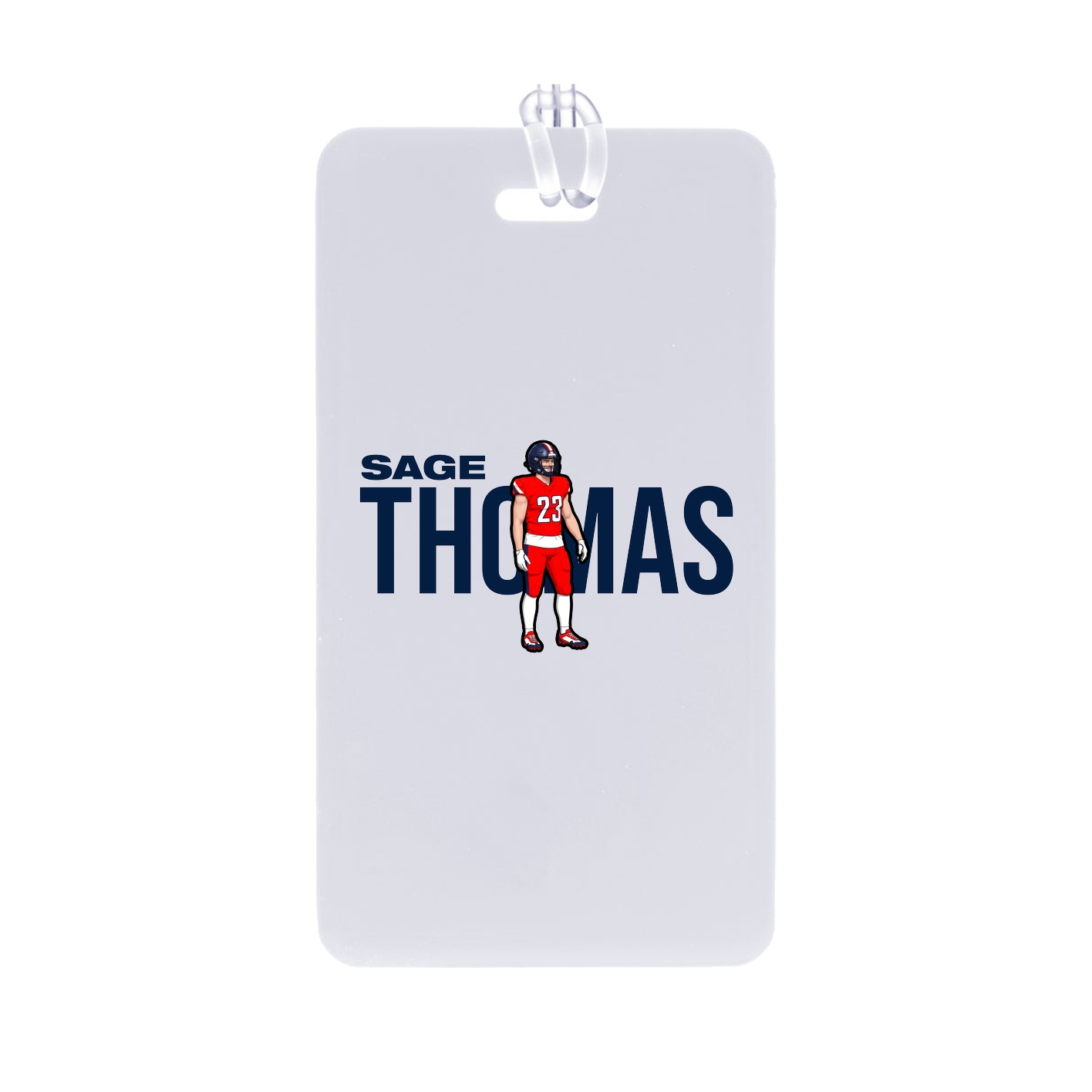 Bag Tag — Player Name in Classic