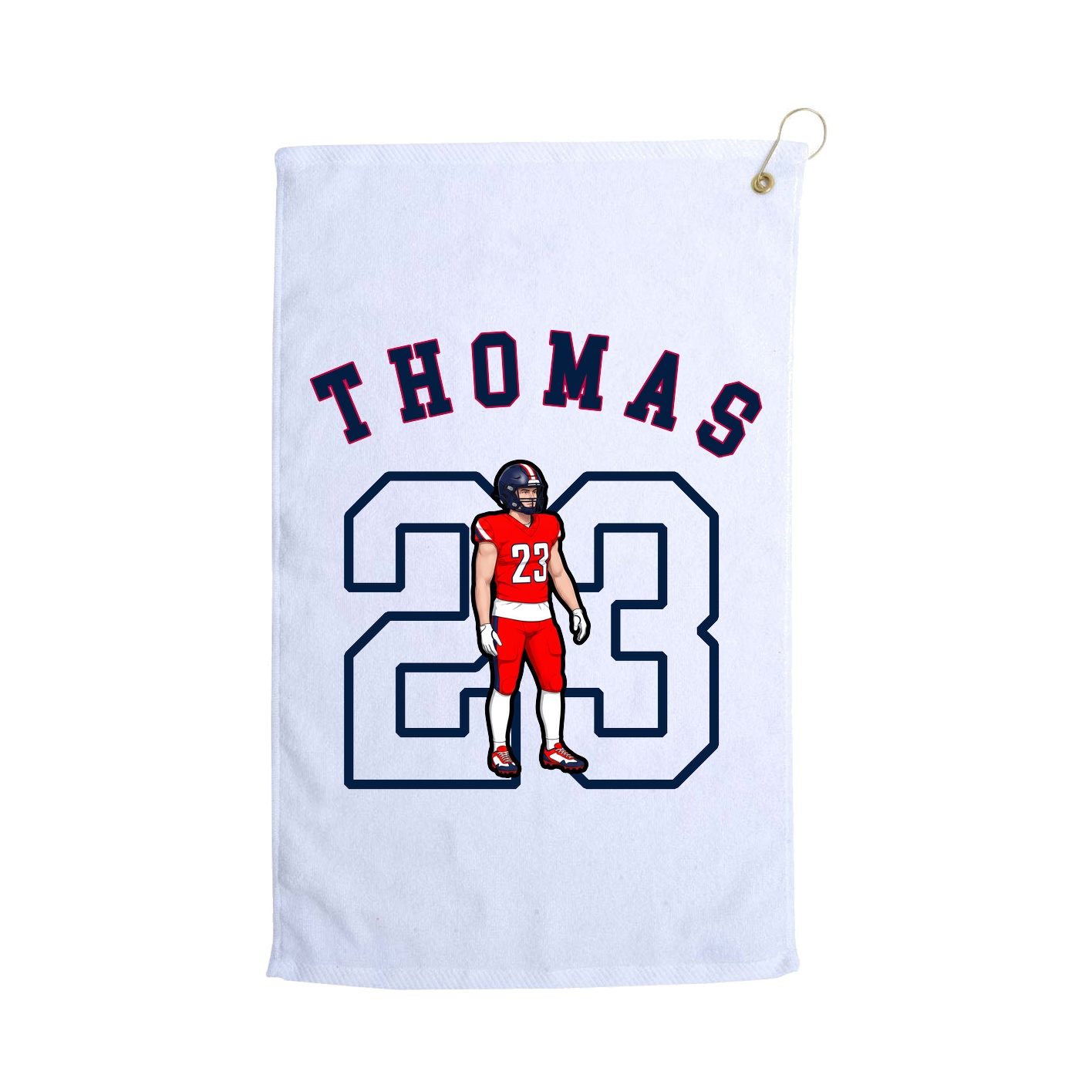 Golf Towel — Shirsey Arch in White