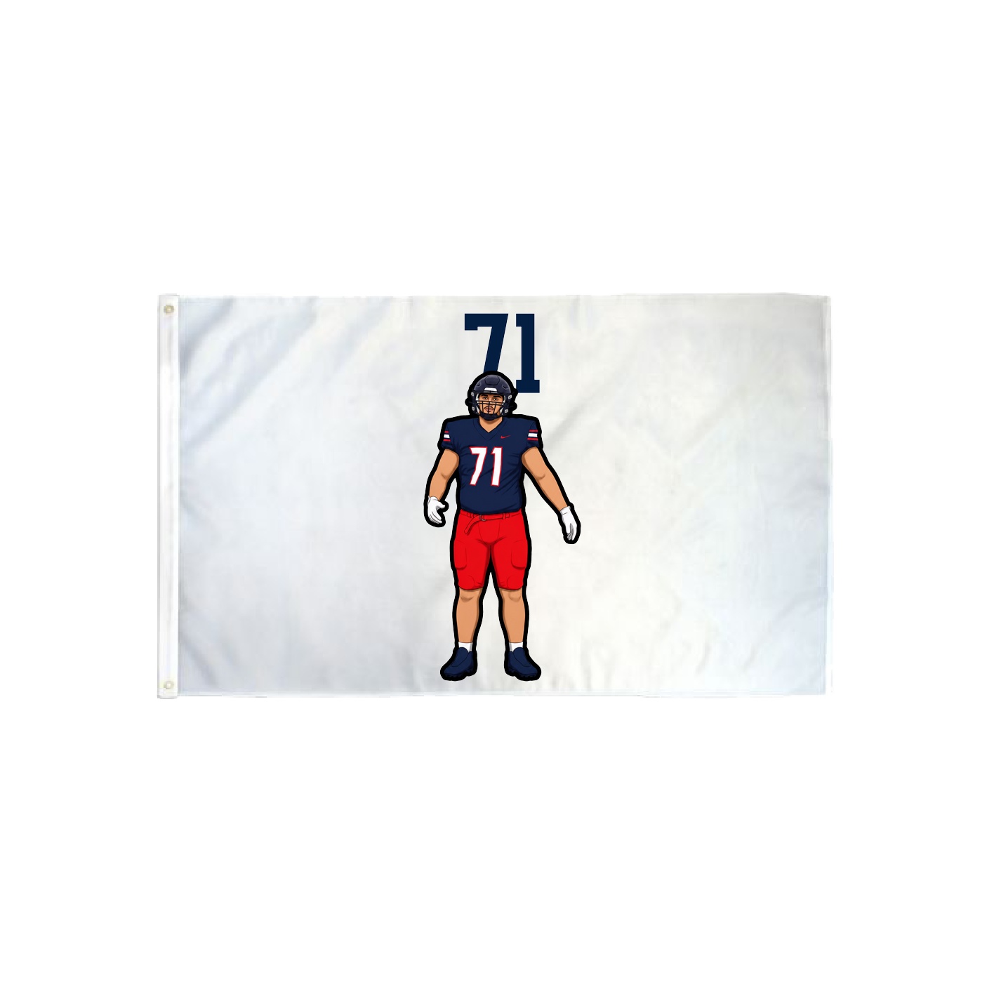 3x5 Flag — Number Top in Classic