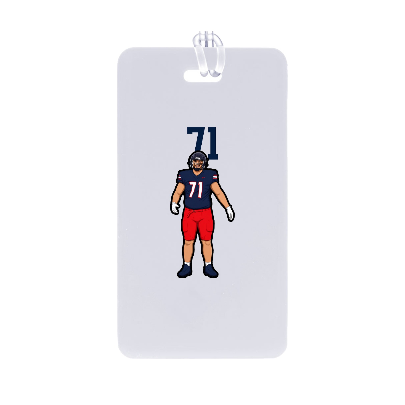Bag Tag — Number Top in Classic