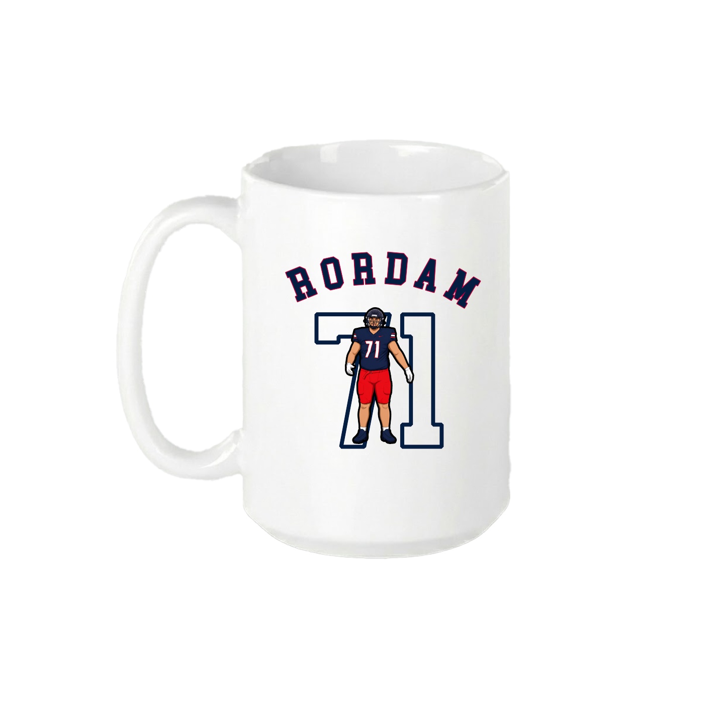 15oz Coffee Mug — Shirsey Arch in White